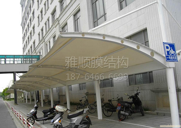 膜結(jié)構(gòu)電動(dòng)車(chē)、自行車(chē)棚