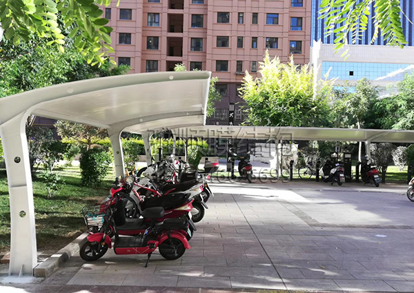膜結(jié)構(gòu)電動(dòng)車(chē)、自行車(chē)棚